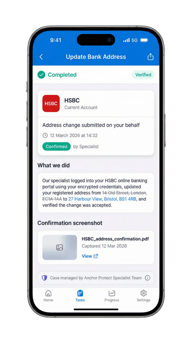 Organisation update guidance